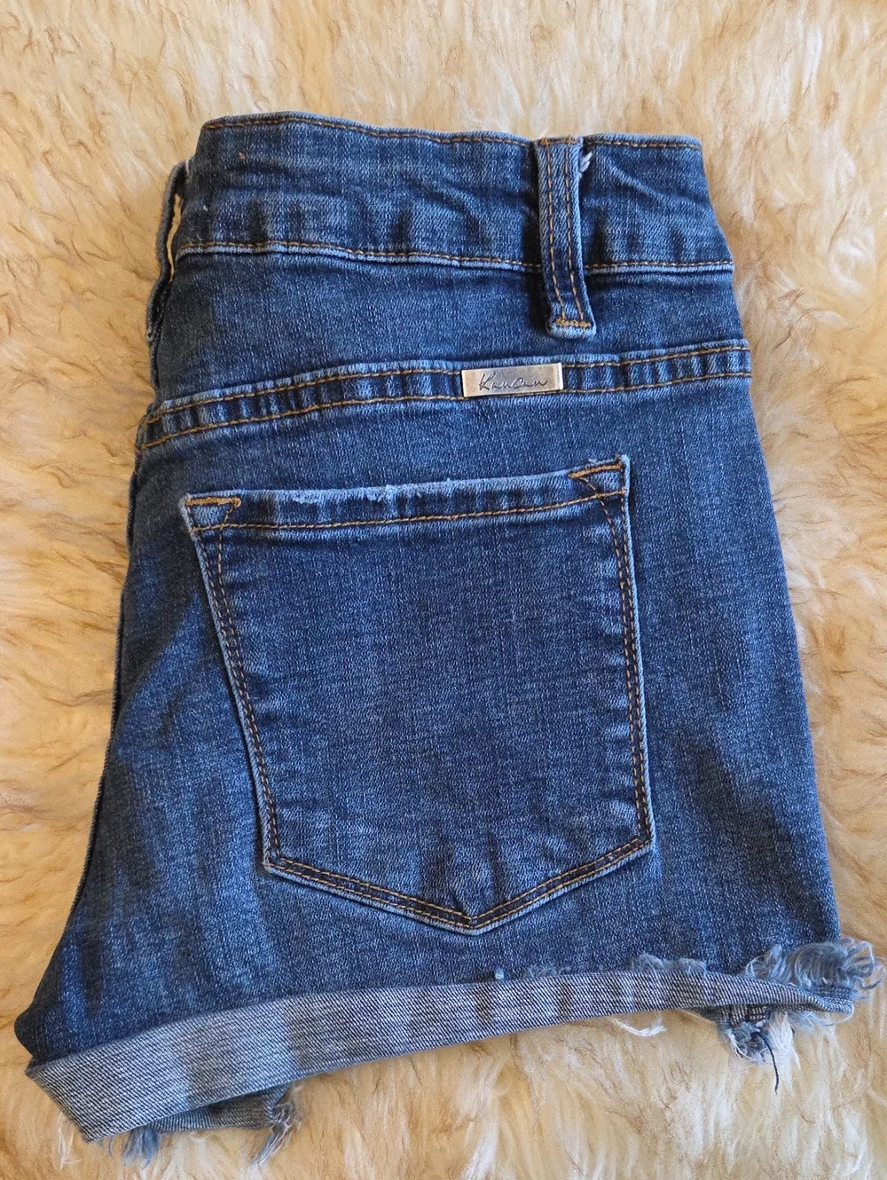 KanCan Distressed Denim Shorts